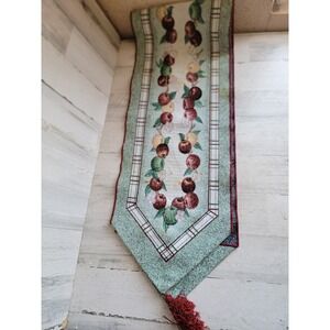 Vintage Apple Fall table runner Castle cloth decorative harvest home decor
